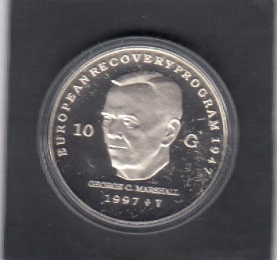 Beschrijving: 10 Gulden MARSHALL